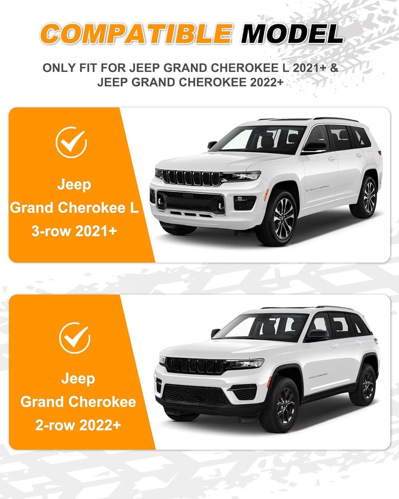 Snailfly Roof Rack Cross Bars Fit for 2021 2022 2023 2024 2025 2026 Jeep Grand Cherokee L 3-Row and 2022 2023 2024 2025 2026 Jeep Grand Cherokee 2-Row Accessories - Image 2